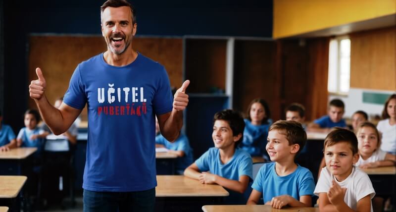 Pánské tričko učitel